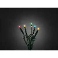 Konstsmide catena luminosa a micro LED da 5 m saldata a 10 diodi colorati