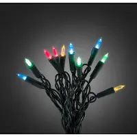 Konstsmide - Catena luminosa LED "One String", con 8 funzioni, centralina di controllo e funzione di memoria, 140 LED colorati, 230V, per uso interno, cavo verde; codice prodotto: 6310-520