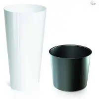 Prosperplast Vaso Da Fiori 64l Tubus Slim Collection 40x40x76.2 Cm Za4096