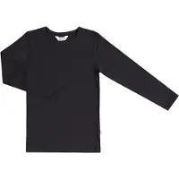 Joha Kid's Blouse with L/S Intimo lana merinos Bambini (90, nero)