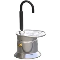Origin Outdoors Espresso Maker Alu (1 Tasse, grigio)
